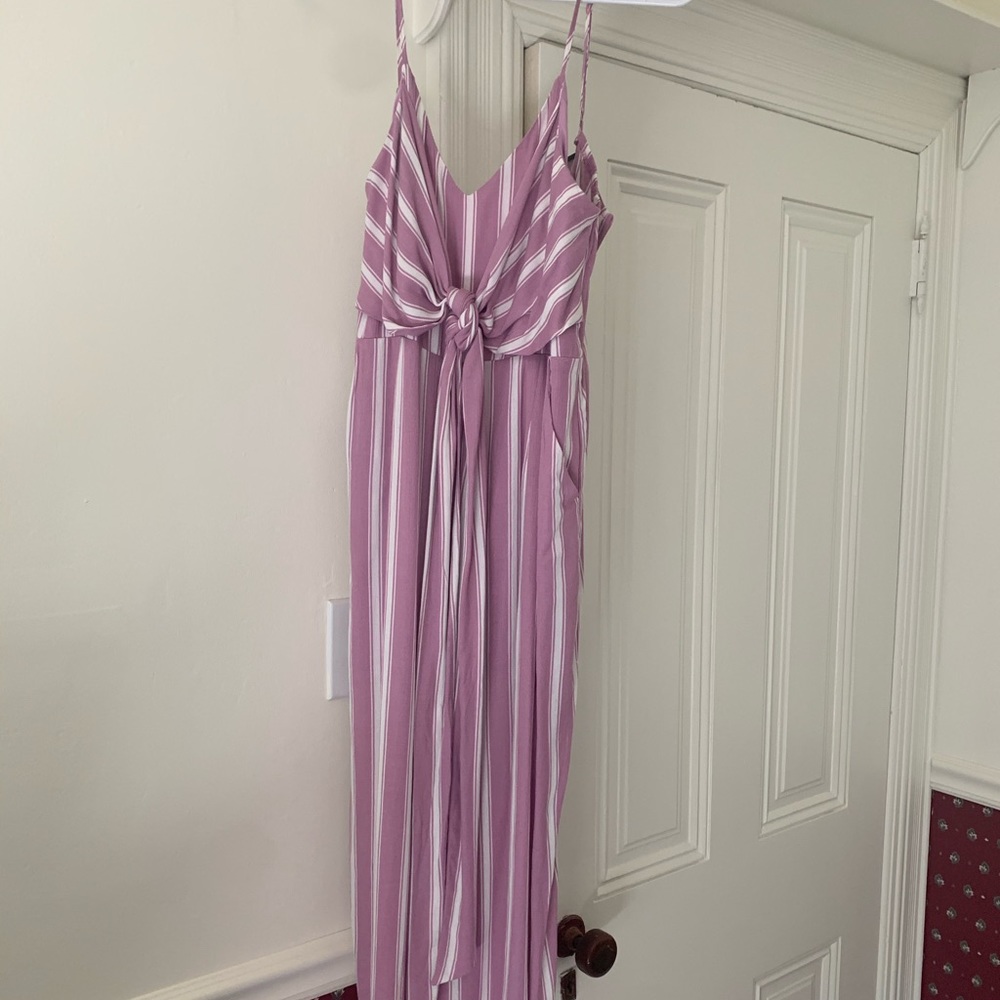 Pink Lily Purple Striped Jumper